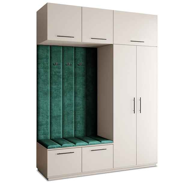 MASSENO MODERNÍ PŘEDSÍŇOVÁ SESTAVA REMA, 180/240/60 cm, kašmírová