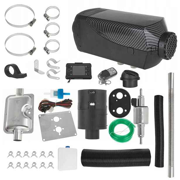 Nezávislé Topení Dieselové Spalovací Topení 12V 8KW LCD Nádrž 15 L