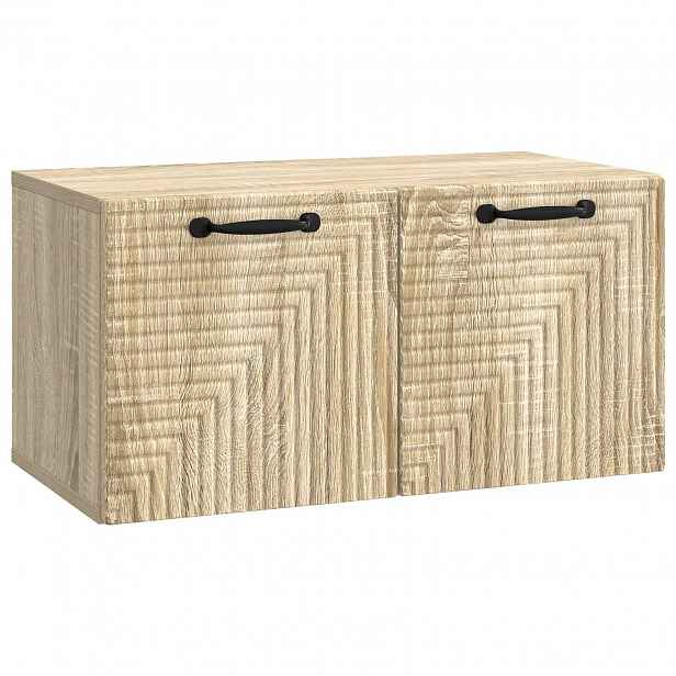 vidaXL Nástěnná TV skříň Dub sonoma 59,5 x 31 x 30 cm Kompozitní dřevo