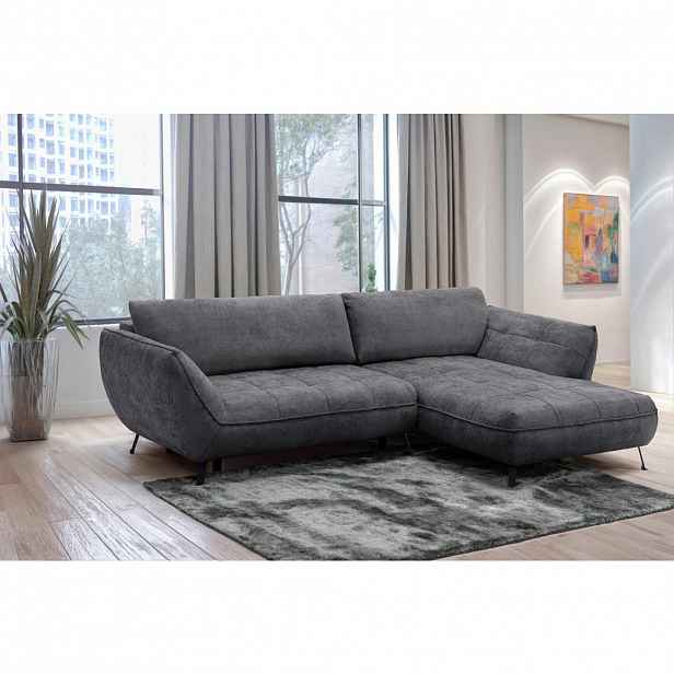 Livetastic ROHOVÁ SEDAČKA, textil, antracitová