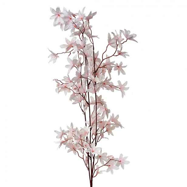 Dekorace umělá květina se světle růžovými květy - 15*7*112 cm Clayre & Eef