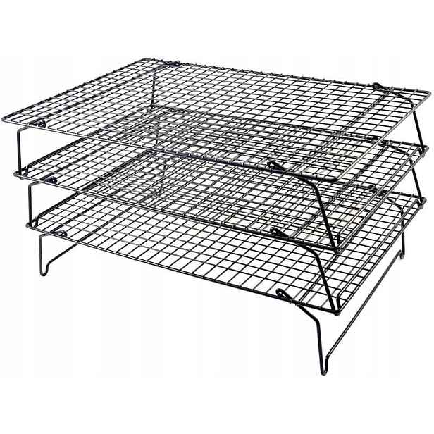 Mřížka na studování koláčů a sušenek 3-úrovňová Tala 40x25 cm