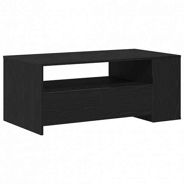 vidaXL Konferenční stolek Černý dub 102 x 55 x 43,5 cm