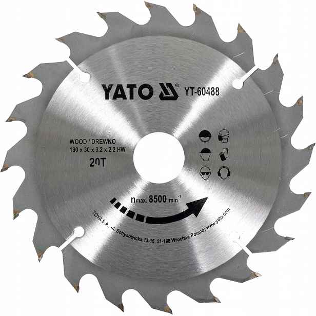 Vidiový Kotouč 300X60TX30 MM Yato YT-6077