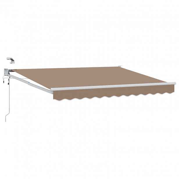 vidaXL Elektrická Retrakční markýza Taupe 100% polyester a hliník