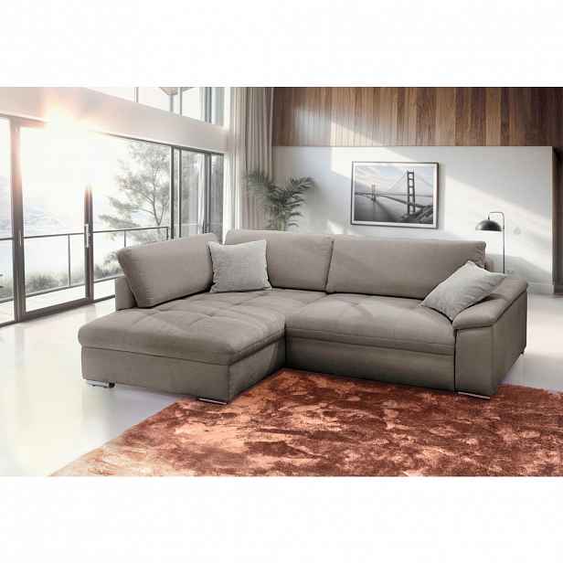 Livetastic ROHOVÁ SEDAČKA, textil, světle hnědá