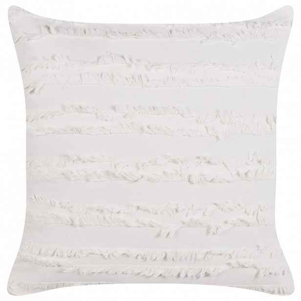 Beliani DEKORATIVNÍ polštář Bílý 45/45 cm Makneh