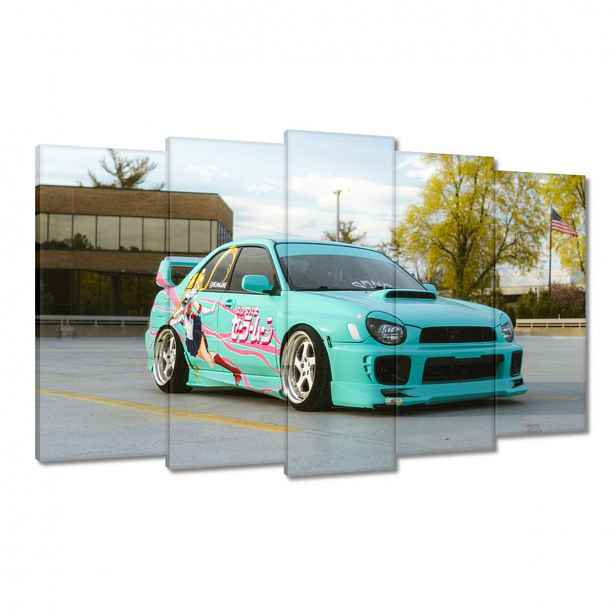 Obrazy 100x60 Tyrkysová Fura Sport Car