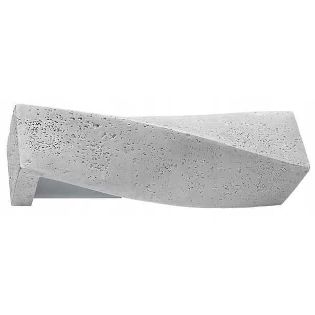 Sollux Lighting Betonové nástěnné svítidlo šedé ozdobné, 2xE27 60W, IP20, regulace,