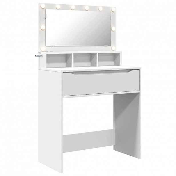 vidaXL Toaletní stolky do ložnice Bílá 80 x 39,5 x 135 cm