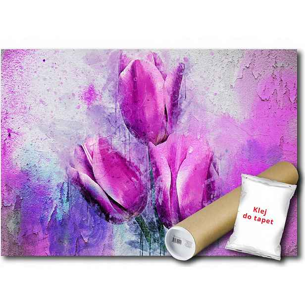 Vinylová Fototapeta Tulipán Květina Stěna 152x104