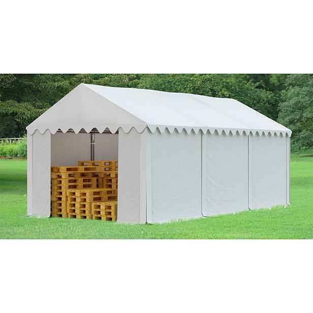 Skladový stan 4x6m bílá EKONOMY