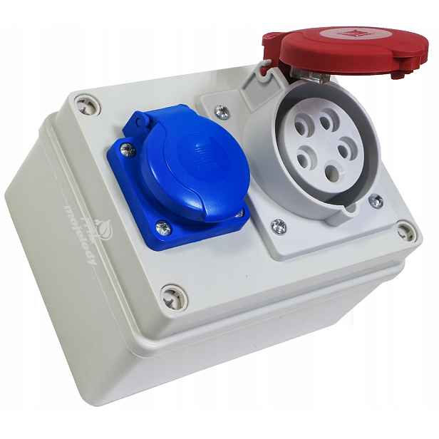 Nástěnný rozvaděč R-box 150 1x16A/5P 1x250V