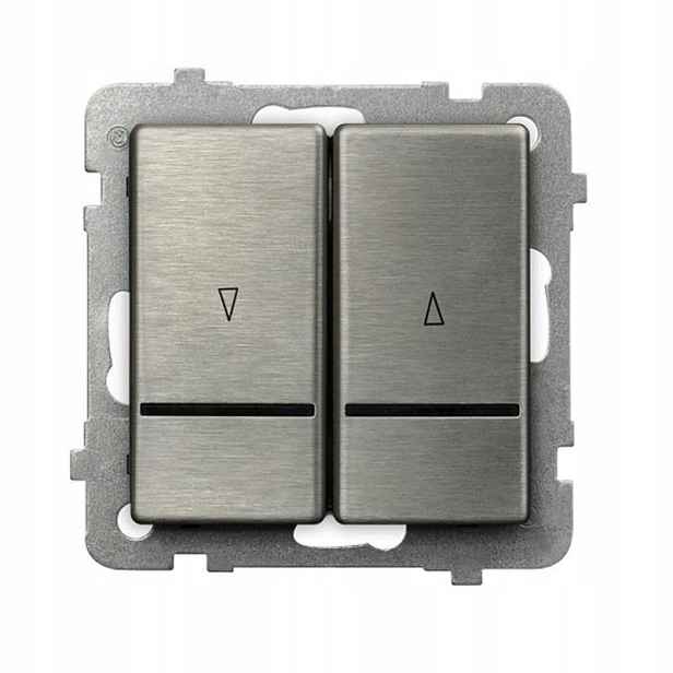 Ospel Sonáta ocel inox – odrazový žaluziový spínač LP-7RMS/m/37