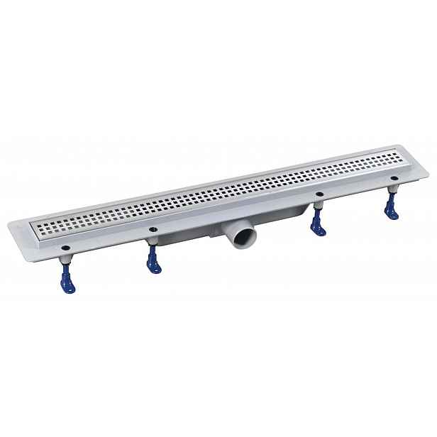Polysan - Sprchový žlab 71 cm, s roštem, nerez 73641