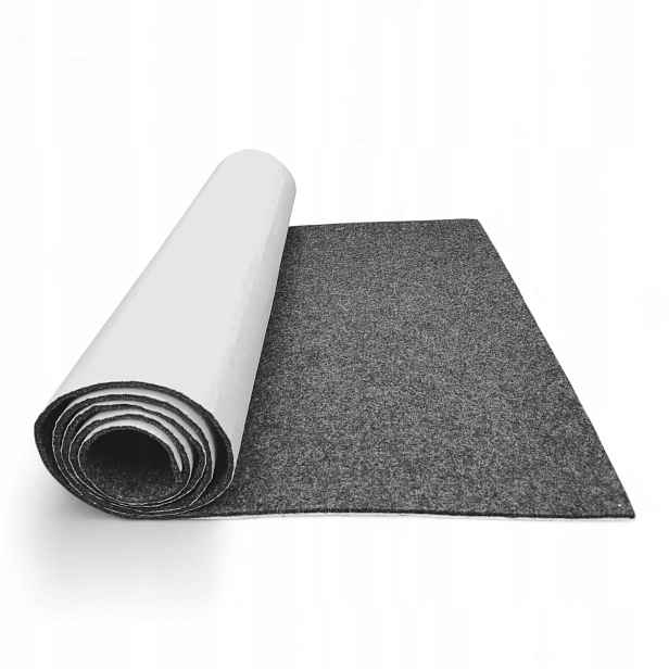 samolepicí role plst 50x160cm, 3mm grafit