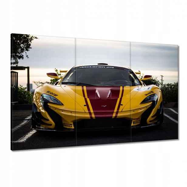 Obrazy 120x80 Žluté sportovní auto