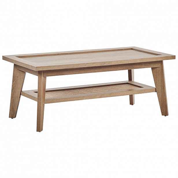 Beliani KONFERENČNÍ STOLEK světlejší Odstín dřeva 100/50 cm Simla