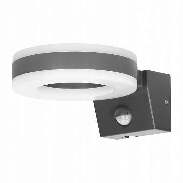 Howlit Led 20W, zahradní svítidlo s pohybovým senzorem, 1800lm IP65 4000K šedá