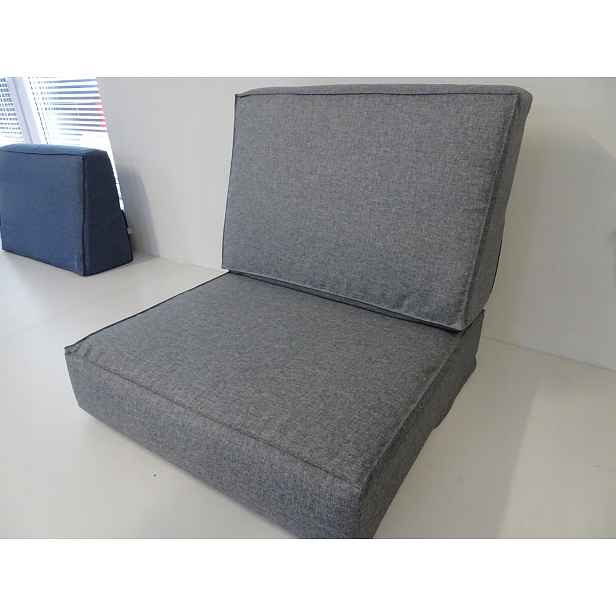 Polštáře na polovinu Paletu komplet 2 kusy 60 x 60 Silver 23