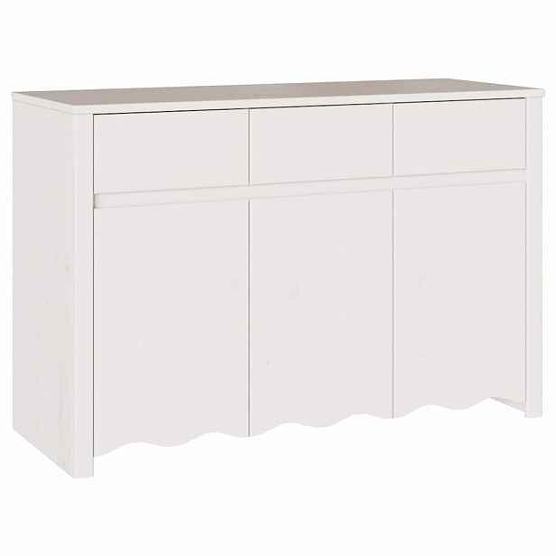vidaXL Servírovací skříň se zásuvkou Drammen Bílá 114 x 43 x 75,5 cm