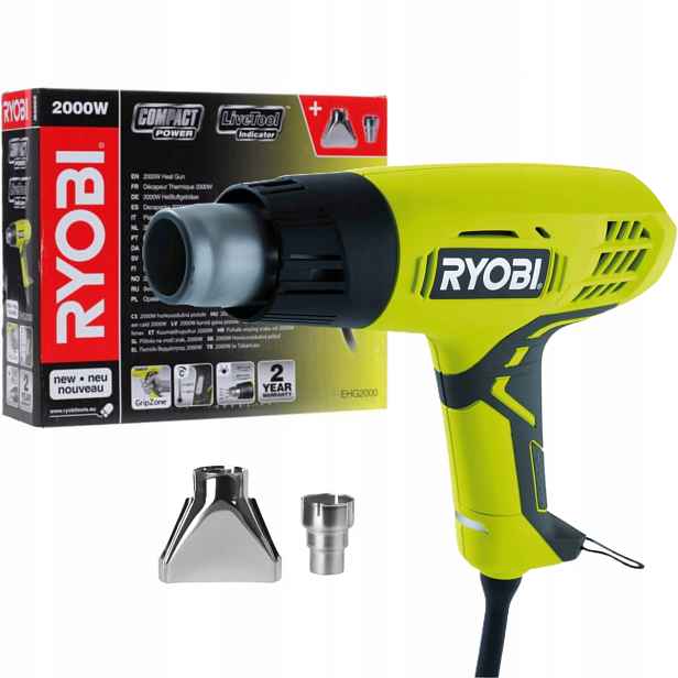 Ryobi Horkovzdušná Pistole 2000W Síťová EHG2000 400/600°C