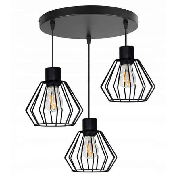 Závěsná Stropní Lampa Lustr Převislý Briliantový Drát