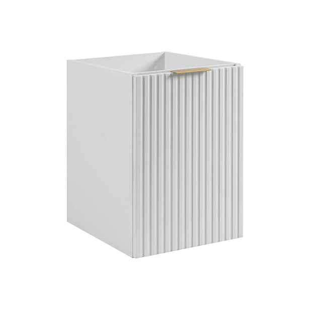 Elvisia Skříňka do koupelny FLOW White 40 1D s košem | 40 cm