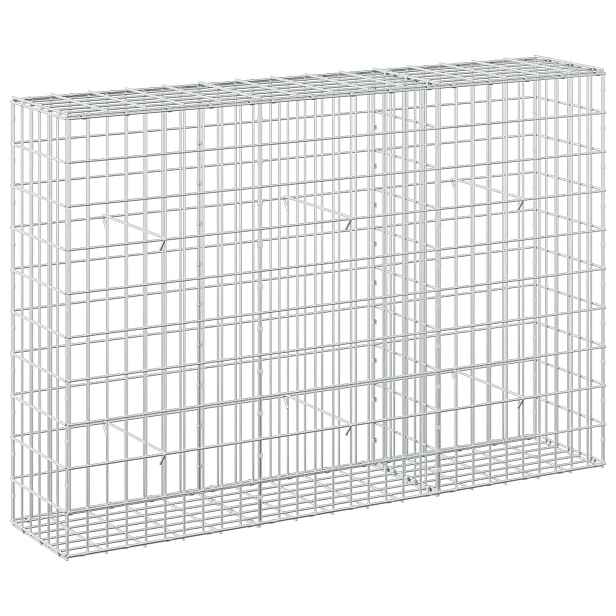 vidaXL Gabion s drátem 3,5 mm a síťkou 5x10 cm 150x30x100 cm