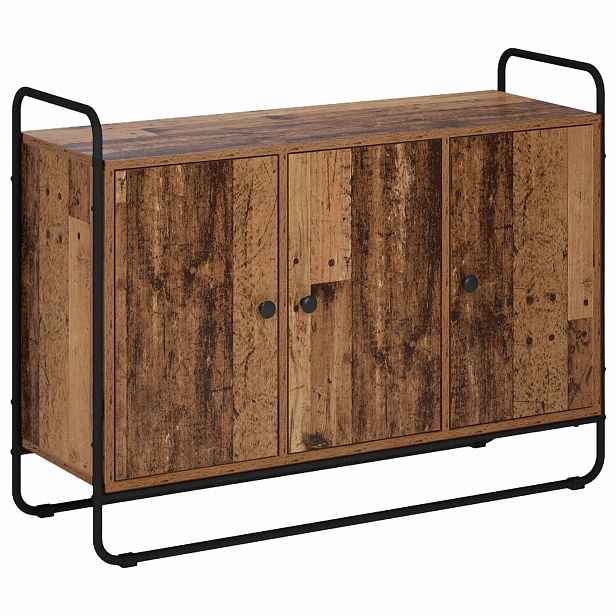 vidaXL Příborník Staré dřevo 102 x 35 x 75 cm Kompozitní dřevo