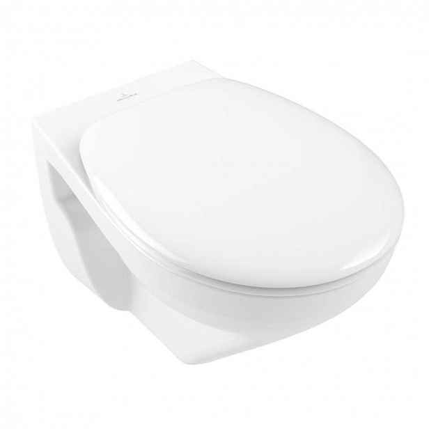 Villeroy & Boch O.novo - Závěsné WC se sedátkem SoftClosing, DirectFlush, alpská bílá 7682HR01