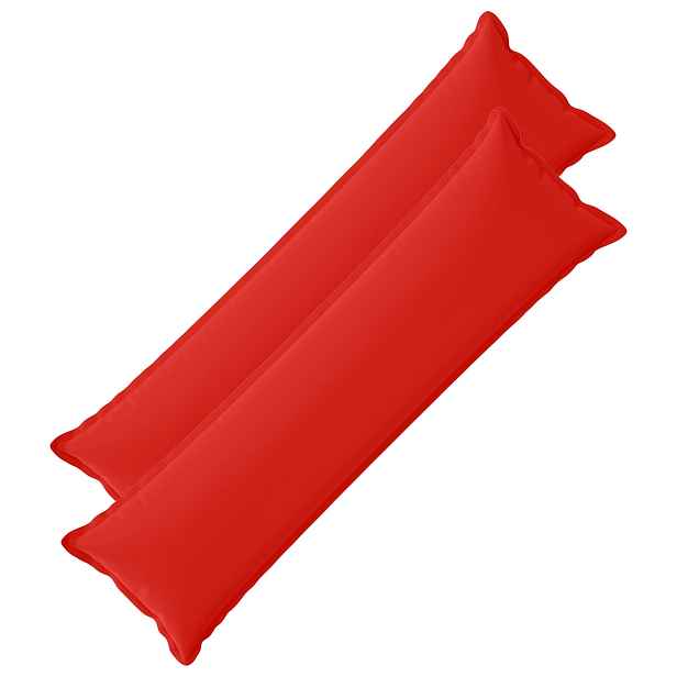 vidaXL Polštář s polštářem HOUTEN 2 ks Červená Polyester