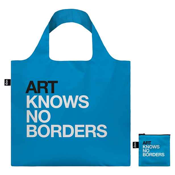 Skládací nákupní taška LOQI SIDE EFFECTS Art Knows No Borders