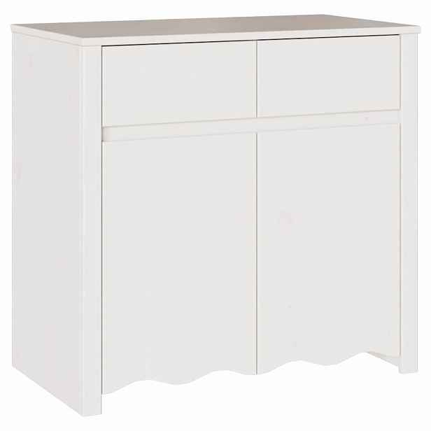 vidaXL Servírovací skříň se zásuvkou Drammen Bílá 79 x 43 x 75.5 cm