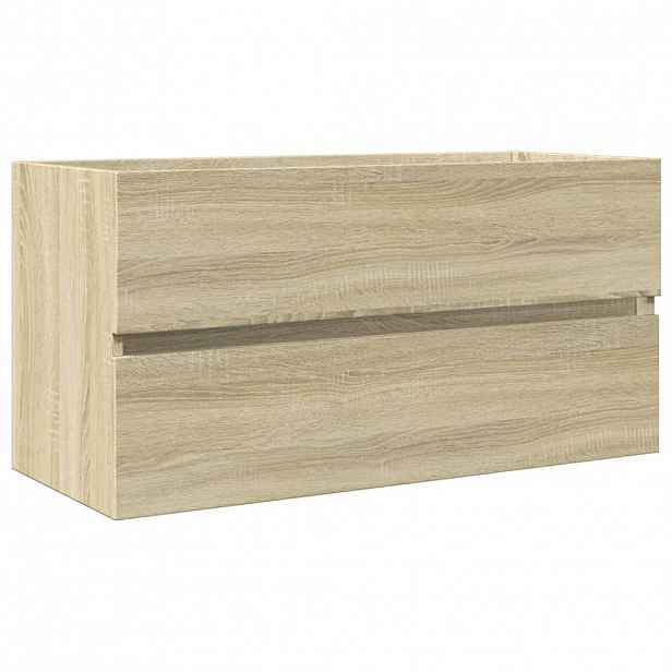 vidaXL Skříňka pod umyvadlo dub sonoma 90 x 38,5 x 45 cm dřevotříska