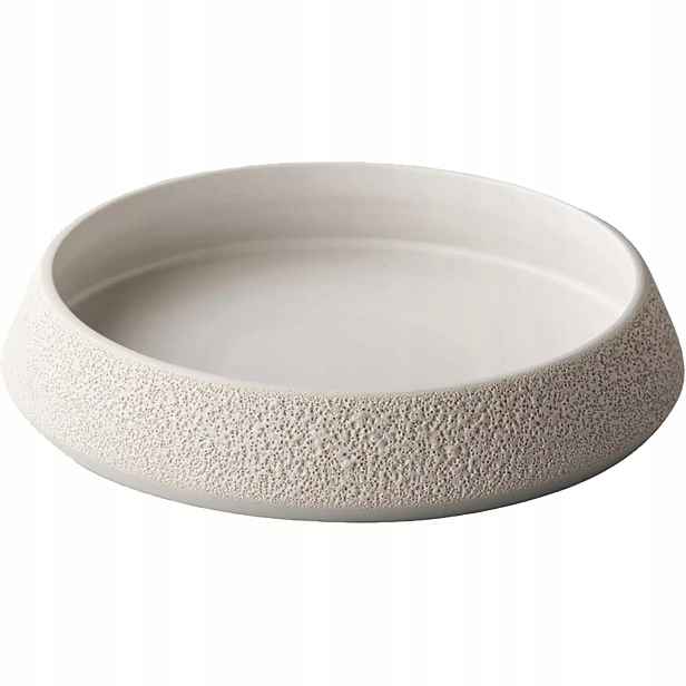 Talíř hluboký Style Point Vulcanic 20 cm, bílý