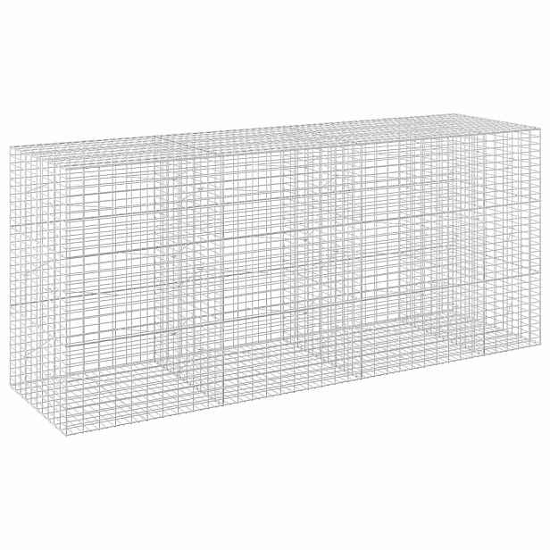 vidaXL Gabion s drátem 3,5 mm a síťkou 5x10 cm 350x100x150 cm