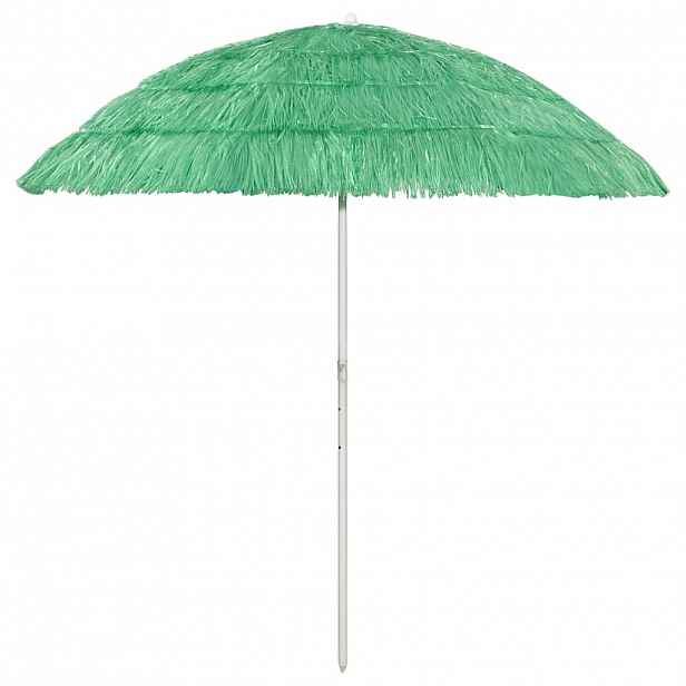 vidaXL Plážový slunečník Hawaii zelený 240 cm