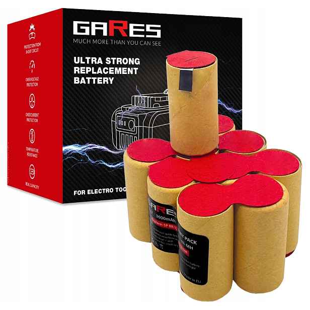 Náplň do Akumulátor Baterie pro Sparky 3,6Ah 12V Ni-MH
