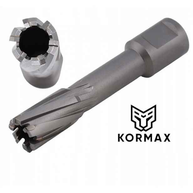 Trepanační fréza s karbidem 18 x 50 mm vrták 18 x 50 Weldon Kormax