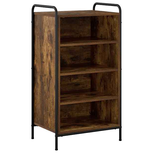 vidaXL Skříň na obuv 51 x 36,5 x 93 cm Kompozitní dřevo Kouřový dub