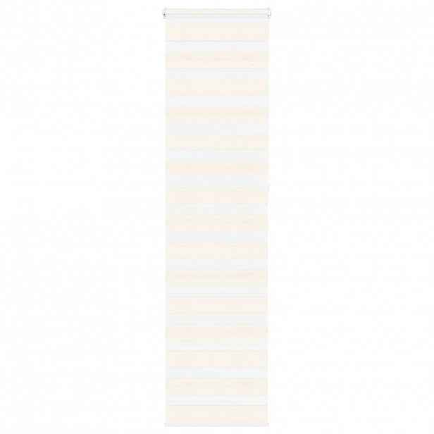 vidaXL Zebra roleta mramorově béžová šířka látky 50,9 cm polyester