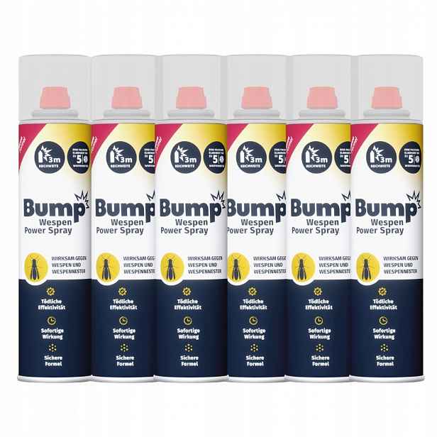 Bump Wespen Spray Přípravek na vosy a sršně na hnízda 300 ml x 6