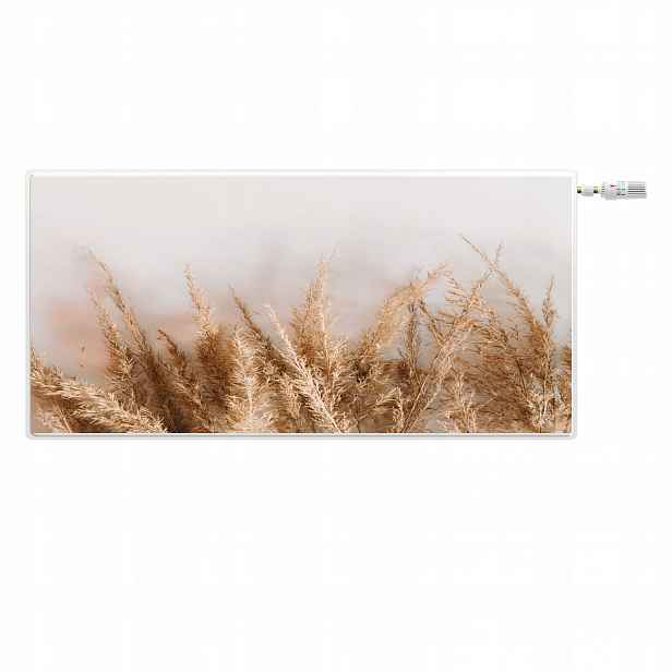 Kryt na radiátor, magnetická podložka, maska boho béžová 60x120