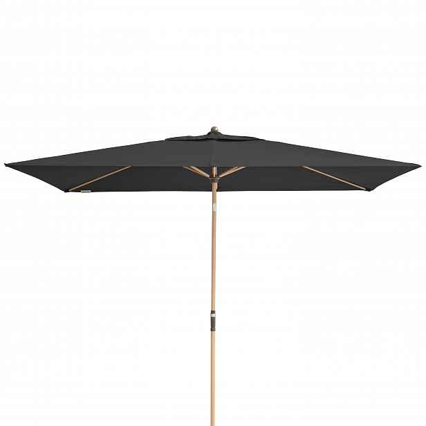 Slunečník s automatickým naklápěním s ULTRA UV ochranou Doppler ALU WOOD 210 x 140 cm, antracit DP457317840