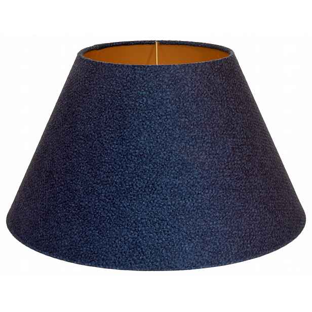 Stínidlo stolní lampy E27, tmavě modrá zlatá, 45 cm Arezzo