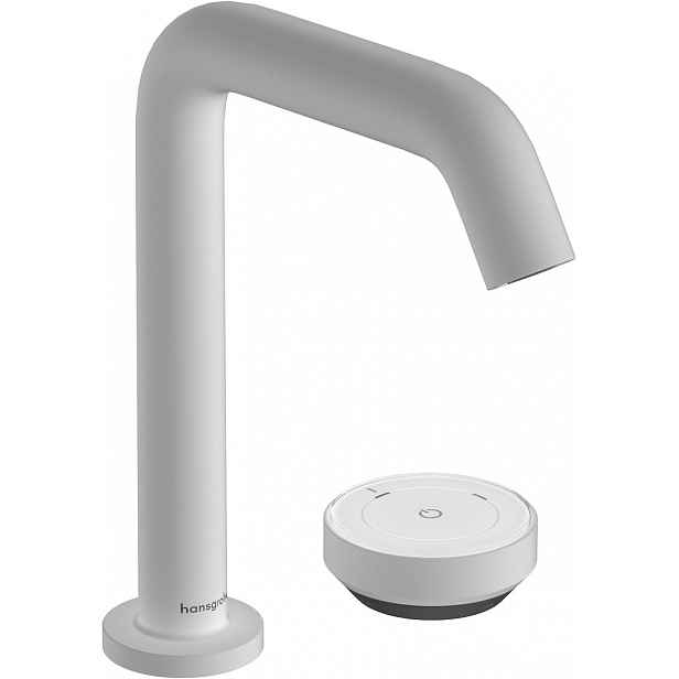 Umyvadlová baterie Hansgrohe Tecturis S s výpustí matná bílá 73353700