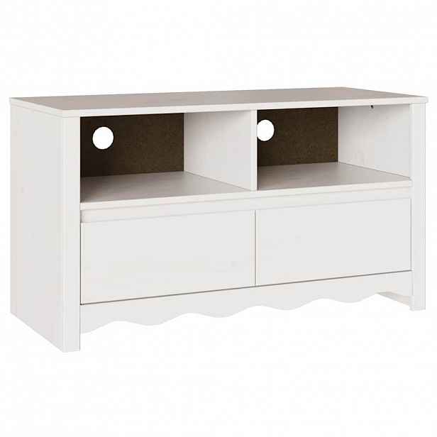 vidaXL Televizní skříň se zásuvkou Drammen Bílá 99 x 43 x 55 cm