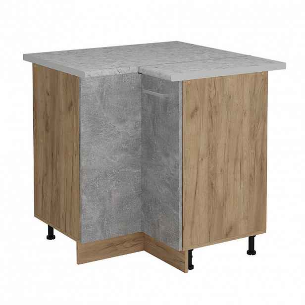 Vicco ROHOVÁ SKŘÍŇKA R-Line Beton 75.6 cm PD Mramor