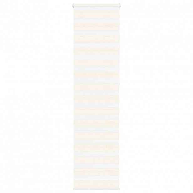 vidaXL Zebra roleta mramorově béžová šířka látky 55,9 cm polyester